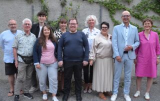 Einige der neugewählten Vorstandsmitglieder der Rottweiler CDU traten vor die Kamera (von links): Wolfgang Blust, Martin Baumgartner, Carl Zimmerer, Carmen Jäger, Katharina Bechtold, Alexander Brede, Gabriele Wilbs-Müller, Annette Wenzler, Axel Wenzler und Miriam Kammerer. Foto: Martin Baumgartner
