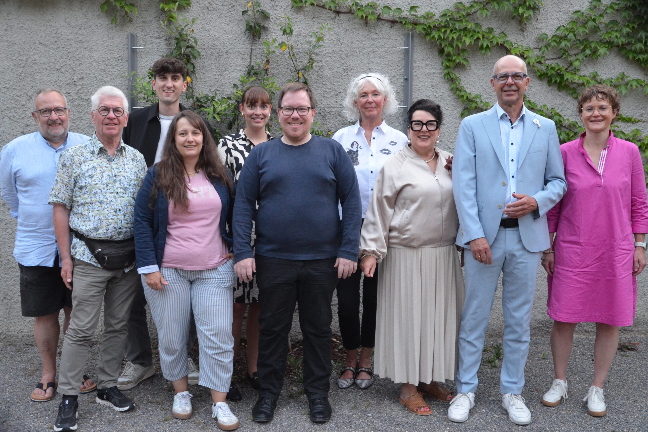 Einige der neugewählten Vorstandsmitglieder der Rottweiler CDU traten vor die Kamera (von links): Wolfgang Blust, Martin Baumgartner, Carl Zimmerer, Carmen Jäger, Katharina Bechtold, Alexander Brede, Gabriele Wilbs-Müller, Annette Wenzler, Axel Wenzler und Miriam Kammerer. Foto: Martin Baumgartner